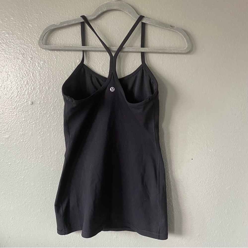 LAST CHANCE lululemon athletica Black Slim Strappy Tank Top - Picture 8 of 8